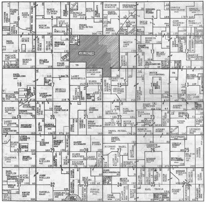 Sibley County

Arlington Township

T-113-N

R-27-W